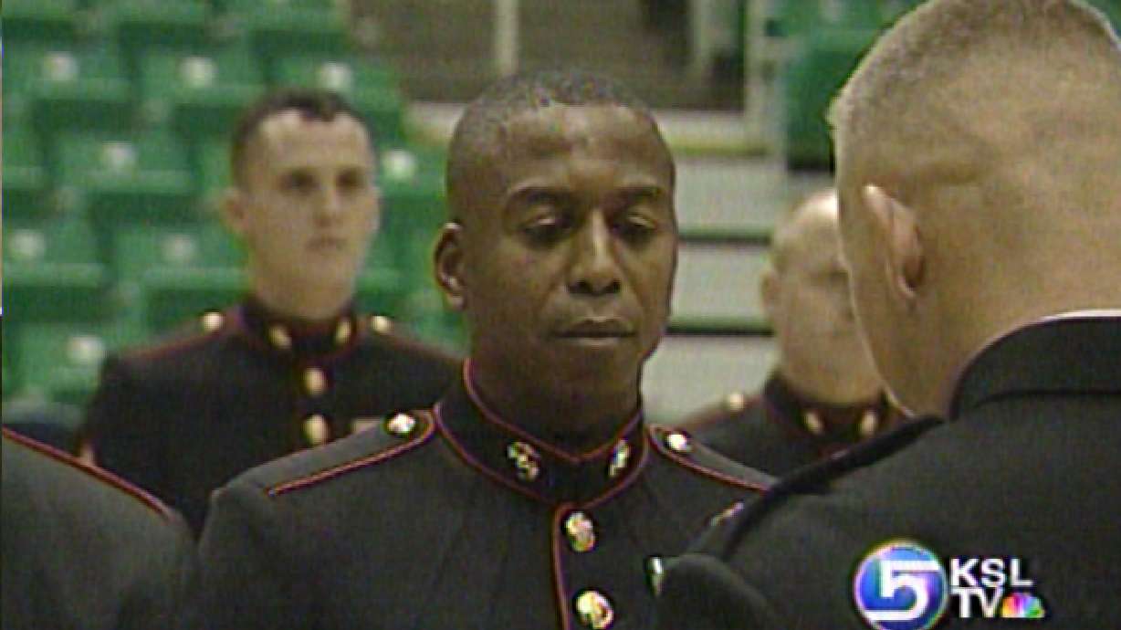 Marine Honored for 20 Years of Service