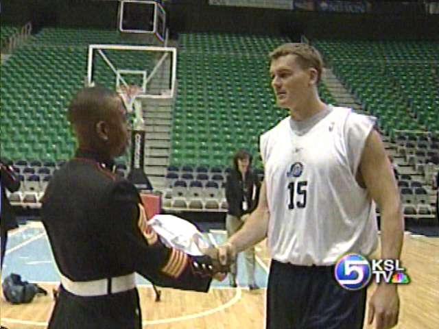 Marine Honored for 20 Years of Service