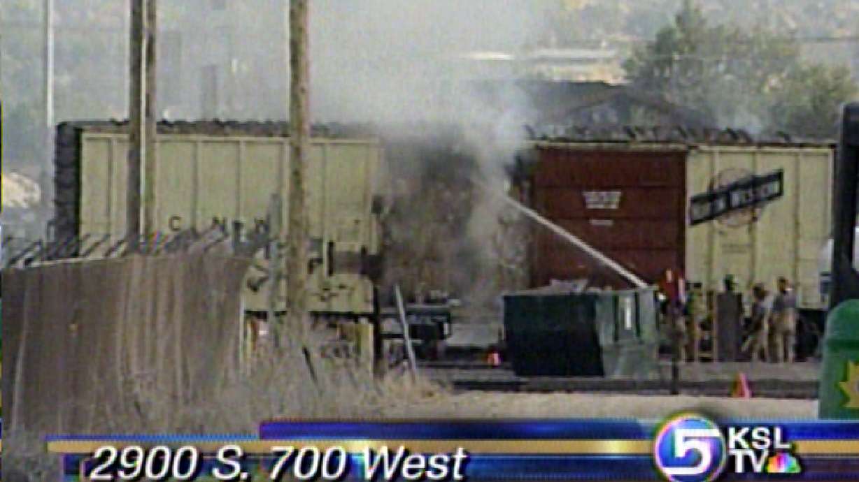 Boxcar Catches Fire