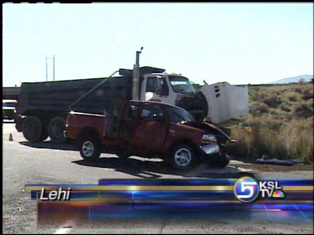 Man Injured in Accident with Dump Truck
