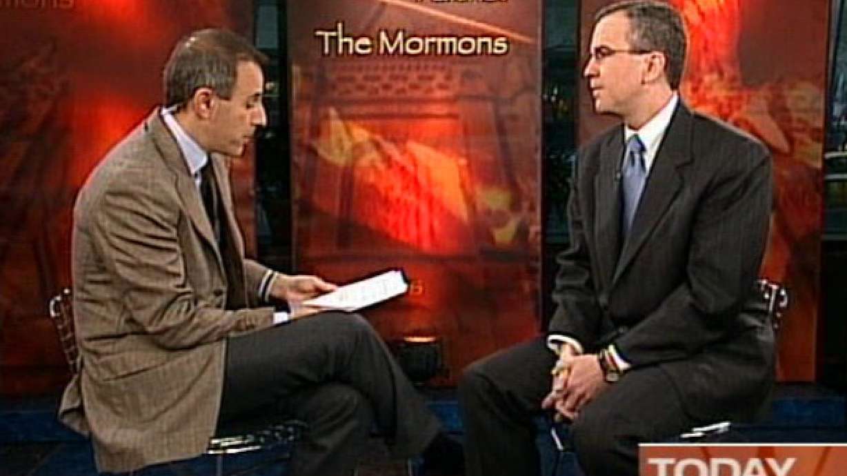 LDS Church Highlighted on Today Show