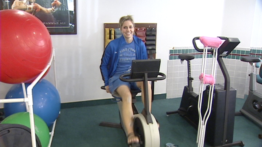 Injured Athlete Working to Regain Olympic Dream