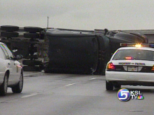 Semi Crash Shuts Down Freeway