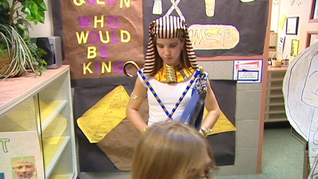 Sixth-Graders Learn About and Become Ancient Figures