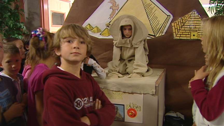 Sixth-Graders Learn About and Become Ancient Figures