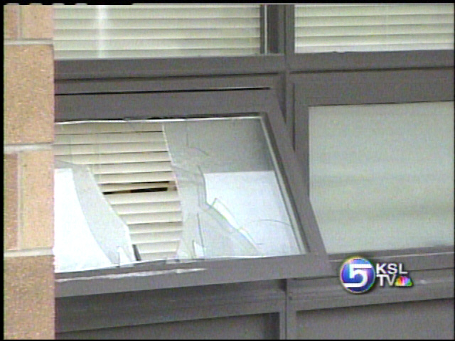 Seminary Building Vandalized
