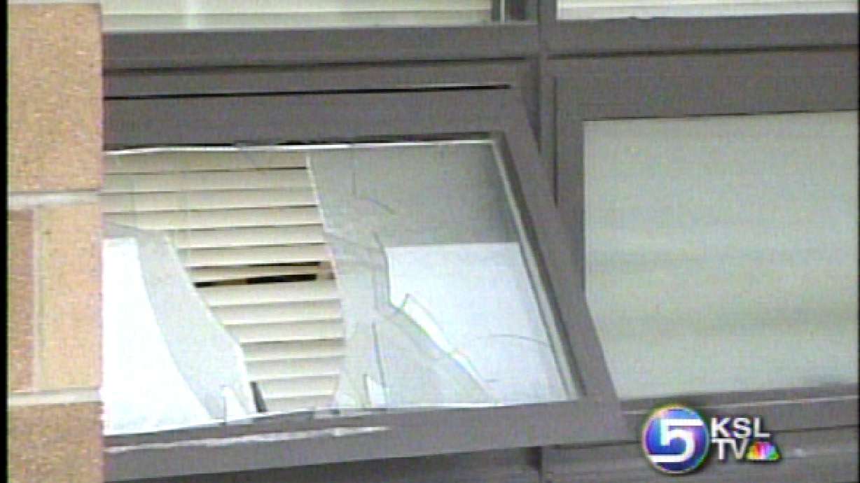 Seminary Building Vandalized