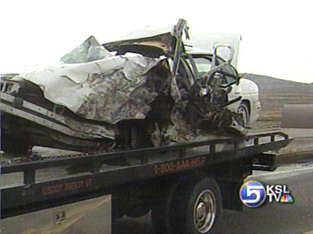 Fiery Crash Shuts Down Highway 6