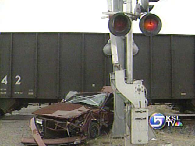 Train Slams Into Car in Springville
