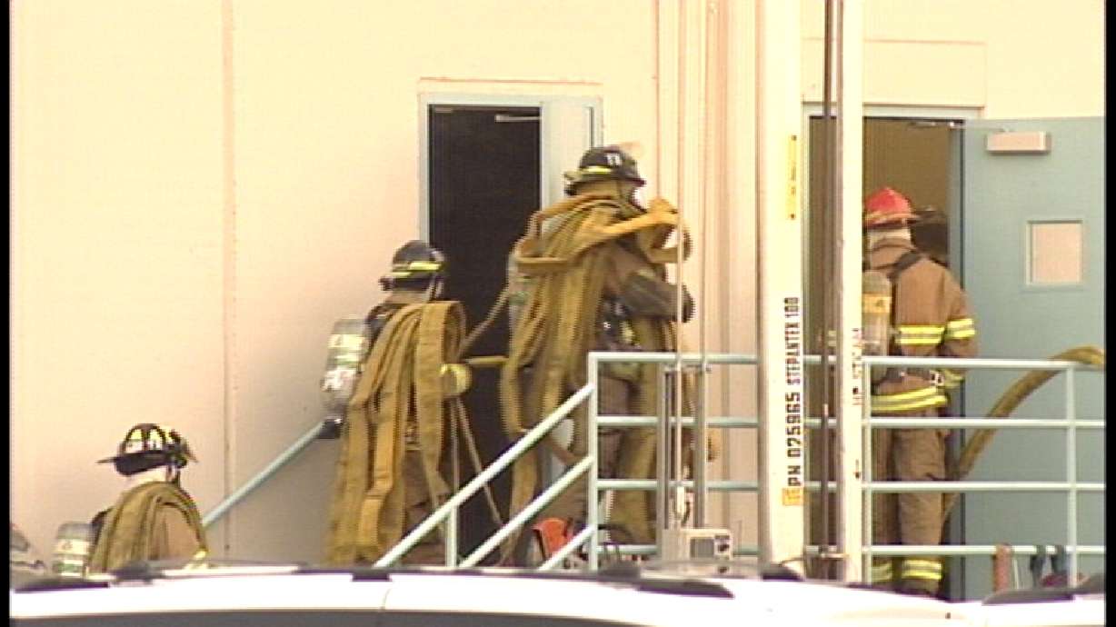 Detergent Factory Catches Fire