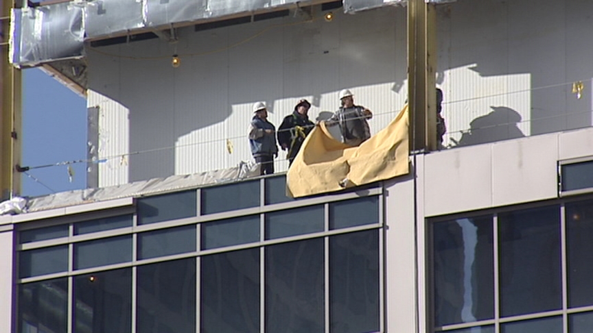 Employees Remain at Work While Building is Renovated