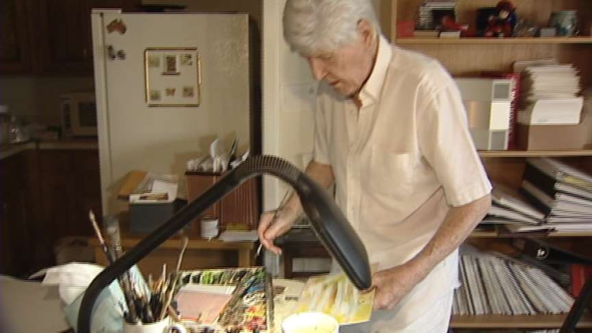96-Year Old Artist Opening Solo Exhibit