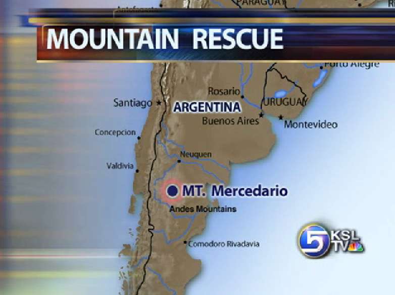 Utah Man Rescued from Andes Mountains