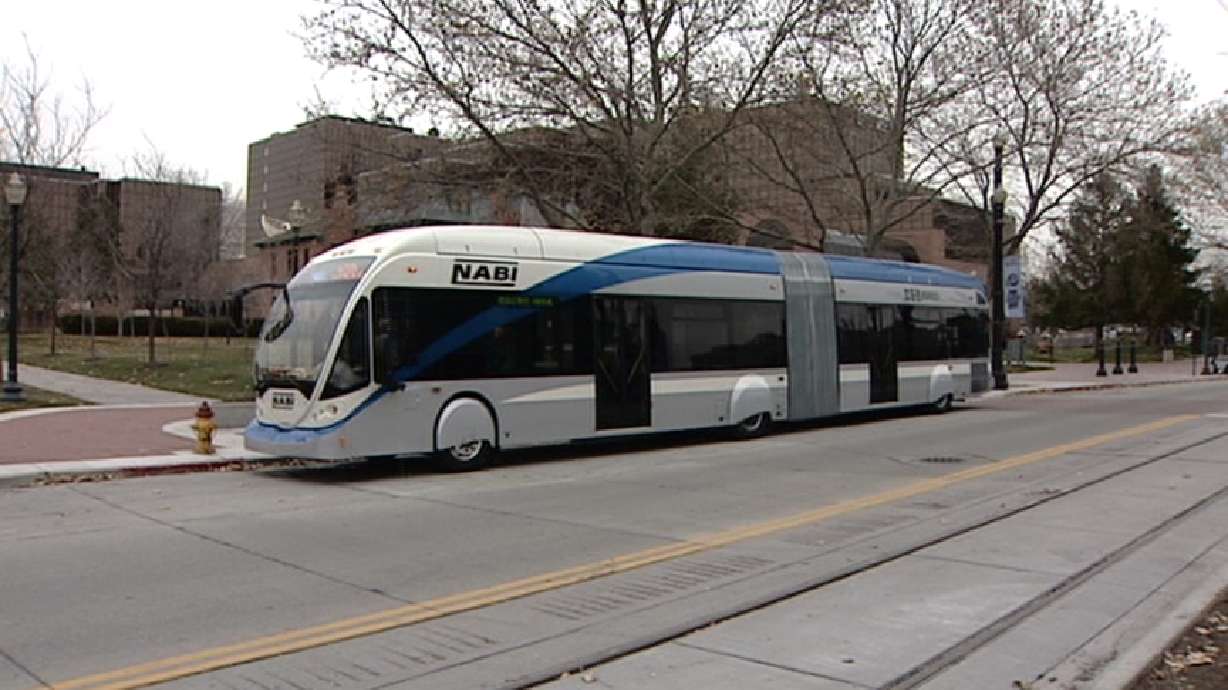 UTA Showing Off Train-Bus Mix