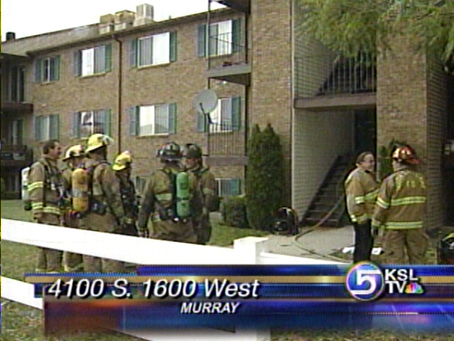 Fire Burns in Murray Apartment