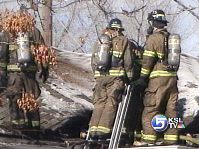 Crews Battle Salt Lake House Fire