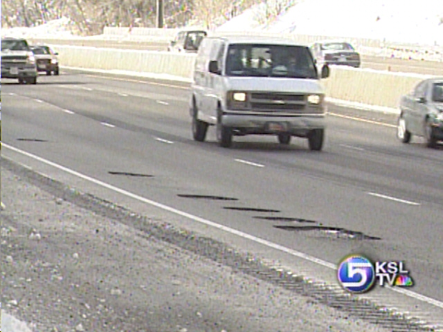 Potholes Plaguing Parley's Canyon