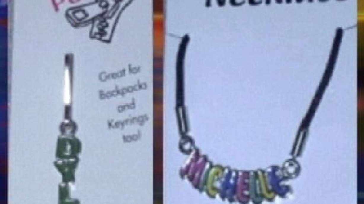 Co. Recalls Kid's Necklaces, Zipper Pulls