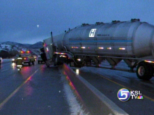 Barriers Keep Bad Accident from Being Worse