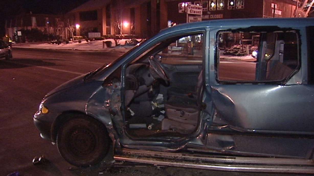 Motorist Runs Red Light, Plows Into Three Cars