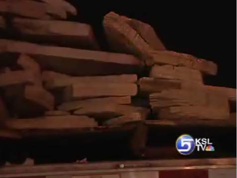 Big Rig Dumps Sandstone Load on I-15