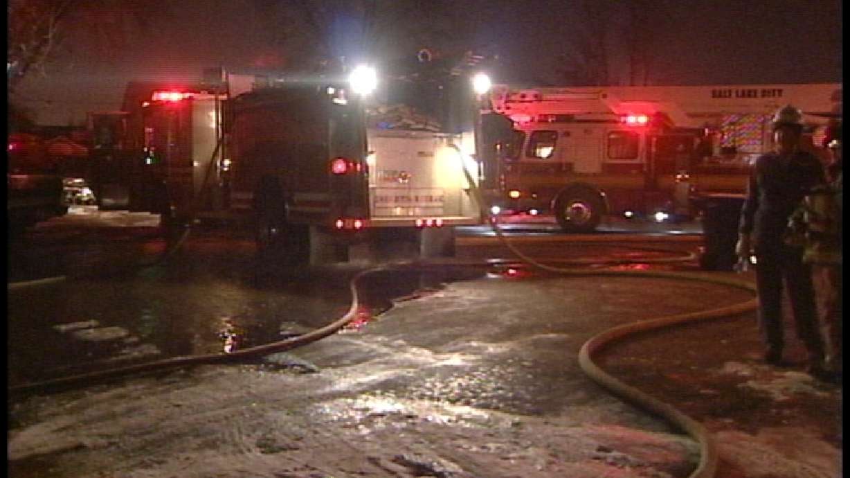 Salt Lake Home Destroyed By Fire