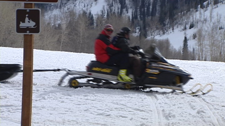 Forest Service Steps Up Patrols for Errant Snowmobilers