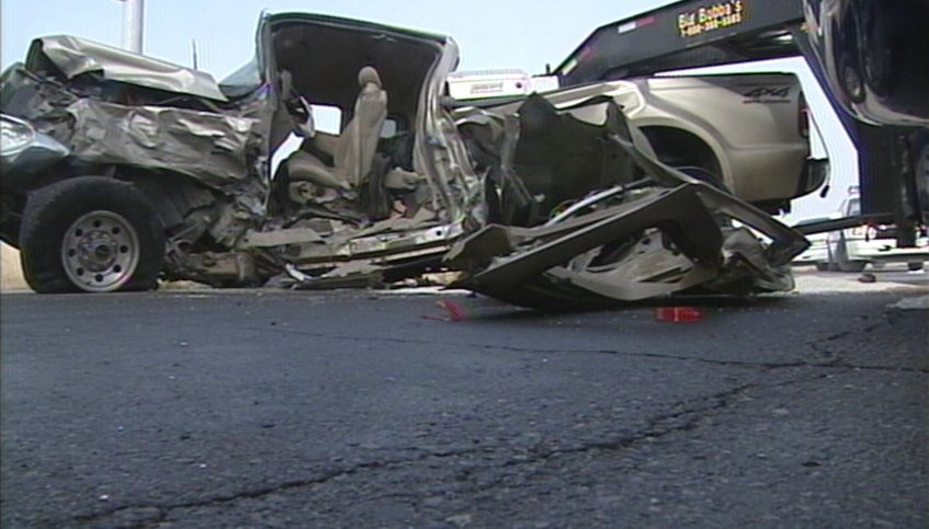 Three Seriously Injured in Semi vs. Pickup Accident