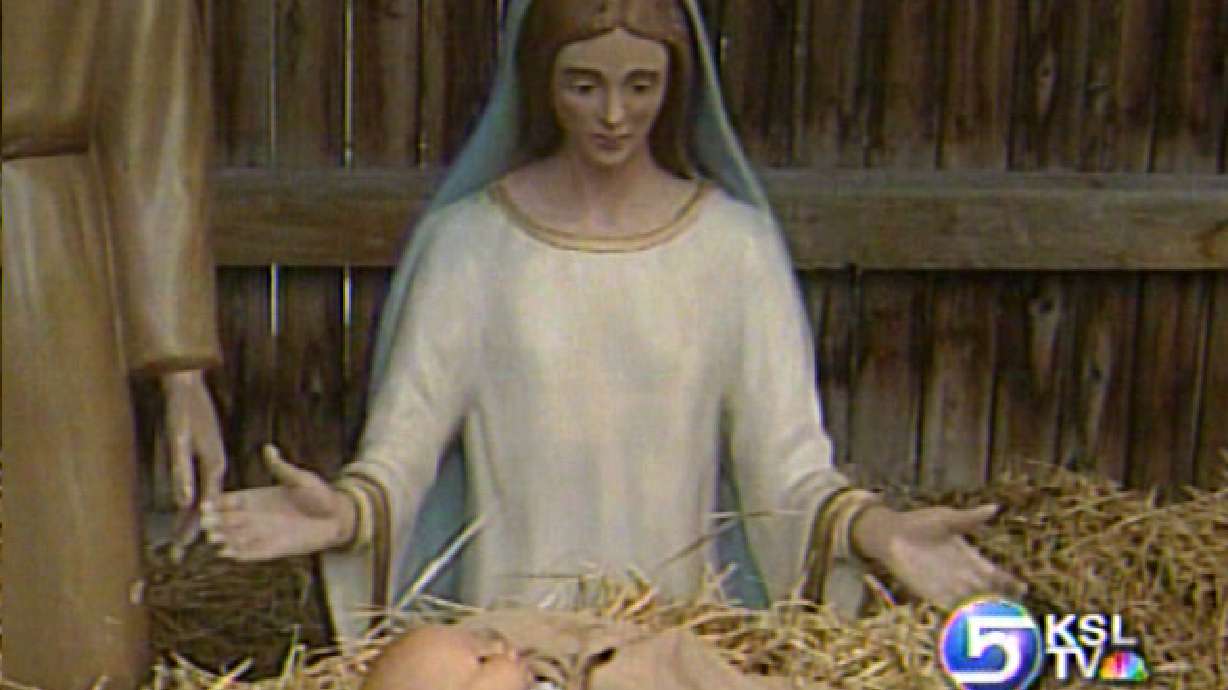 Vandals Damage Nativity Scene in Logan, Again