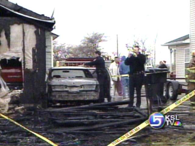 Fire Burns Spanish Fork Garage