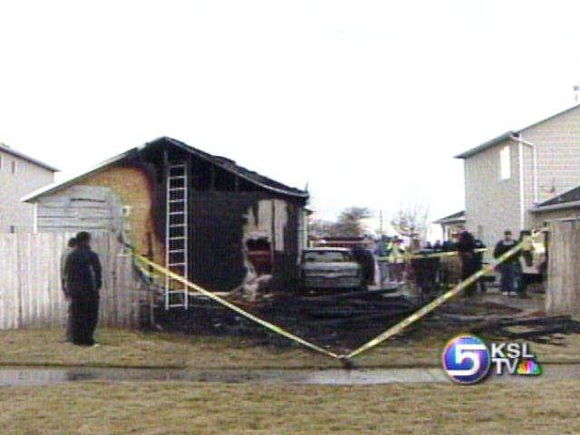 Fire Burns Spanish Fork Garage