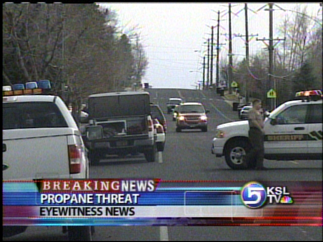 Man in Standoff Threatened to Have Propane Tanks on Himself