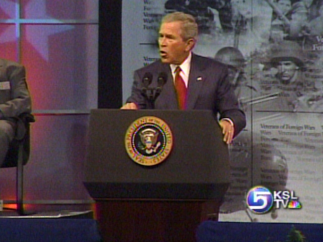 Top Story #5 - President Bush Visits Utah, Rallies Held