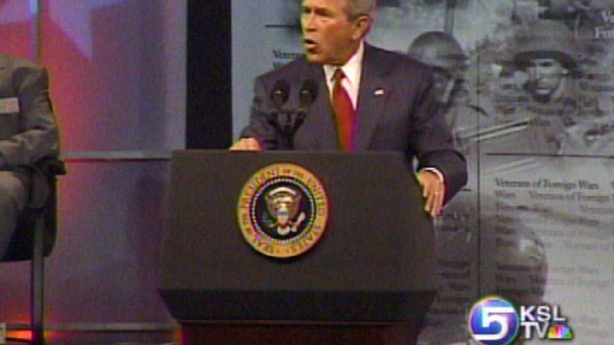 Top Story #5 - President Bush Visits Utah, Rallies Held