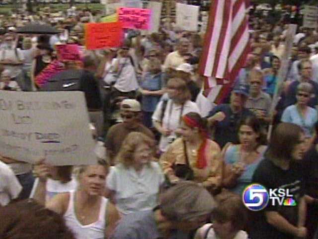 Top Story #5 - President Bush Visits Utah, Rallies Held