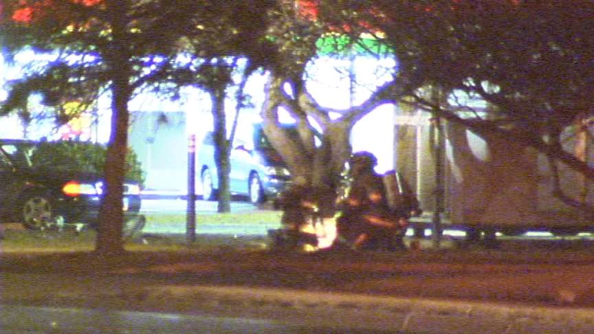 Driver Hits Natural Gas Line