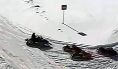 Four Lost Snowmobilers Found