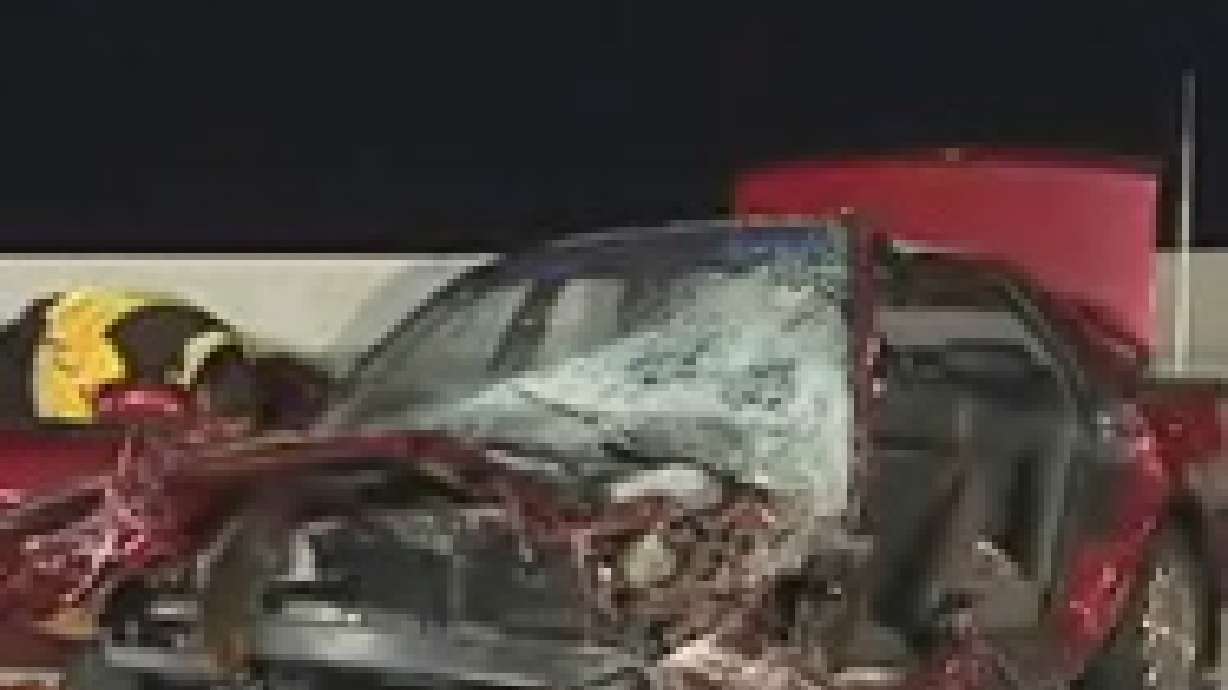 Wrongway Driver Crashes Into Other Cars