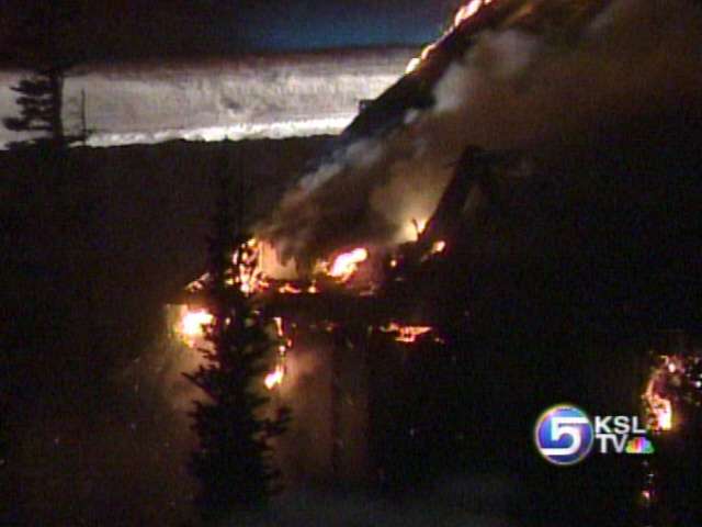 Condo by Alta Ski Resort Goes Up in Flames
