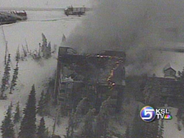 Condo by Alta Ski Resort Goes Up in Flames