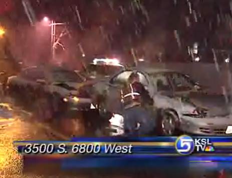 Five Car Pileup in West Valley