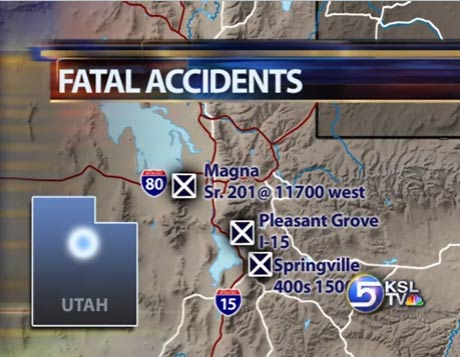 Deadly Weekend On Utah Roads