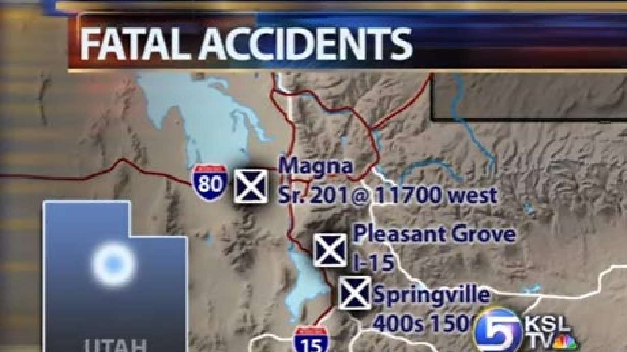 Deadly Weekend On Utah Roads