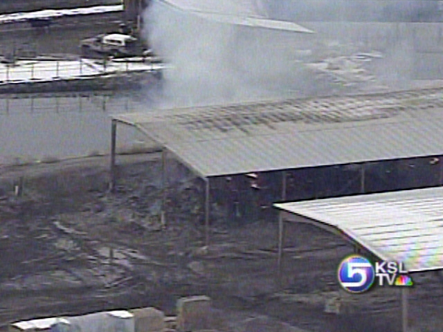 Huge Fire Destroys Barn and Hay