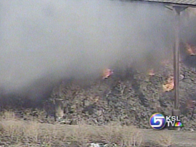 Huge Fire Destroys Barn and Hay