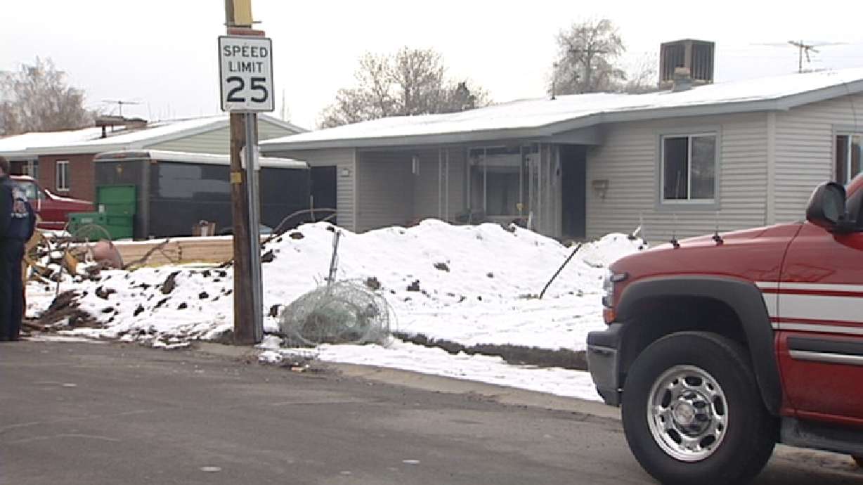 Firefighters Rescue Dog from Burning Home