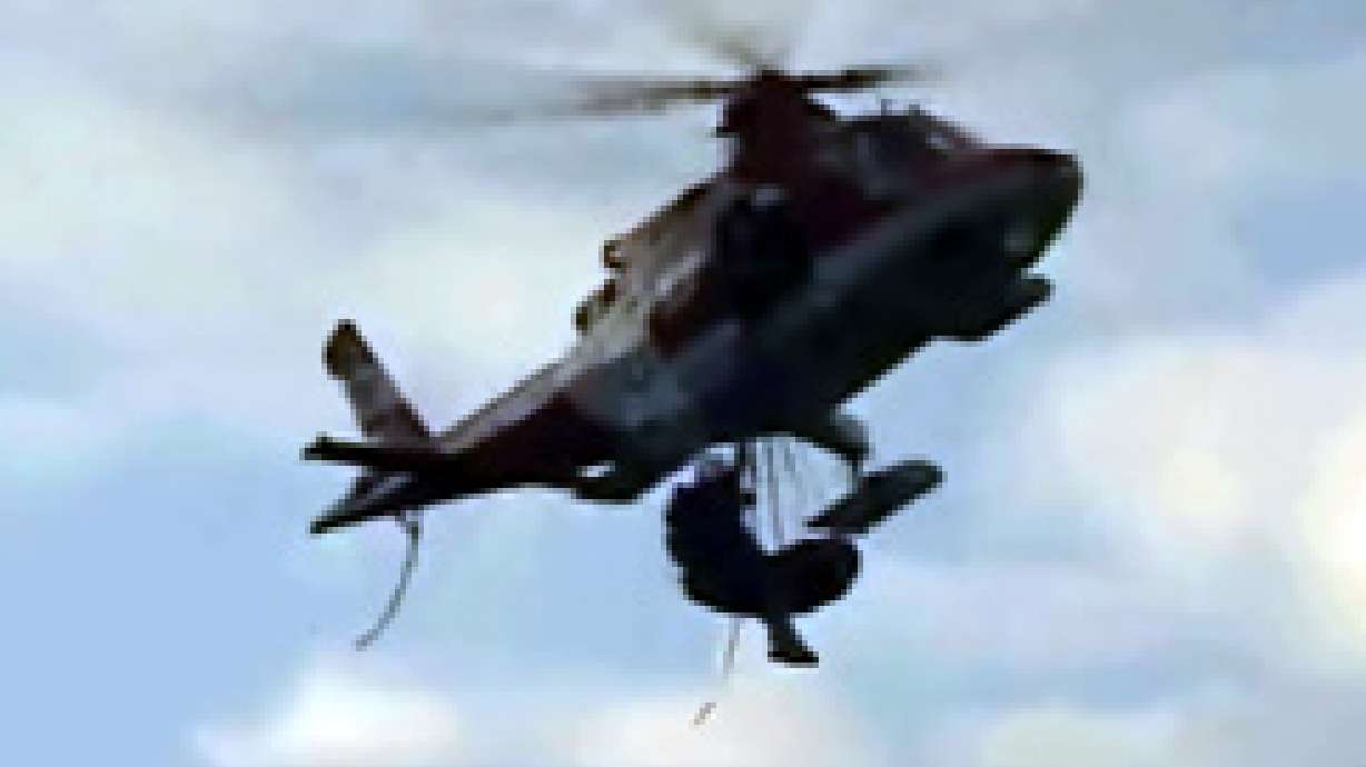 Helicopter Plucks Stranded Hikers Off Mt. Olympus