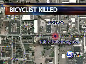 Bicyclist Hit and Killed in Provo