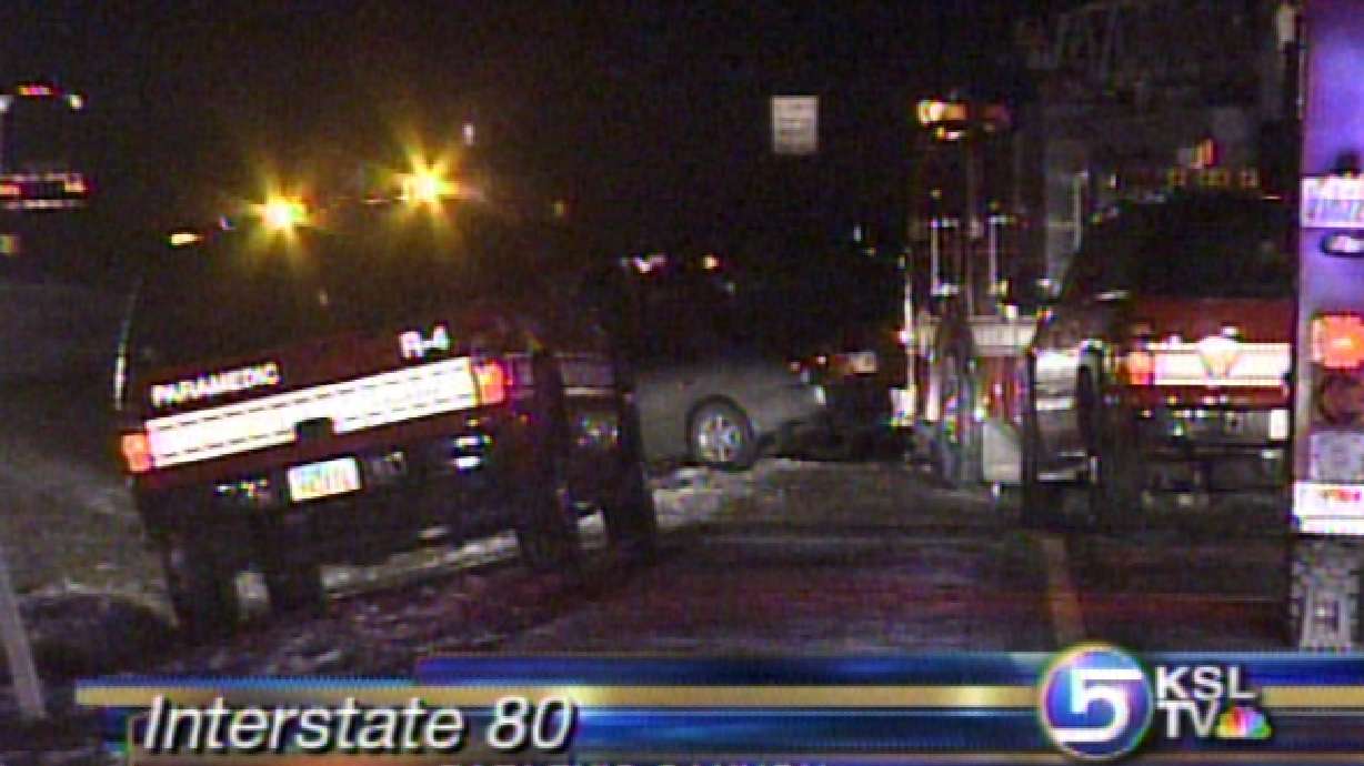 Crash Shuts Down Lanes in Lambs Canyon