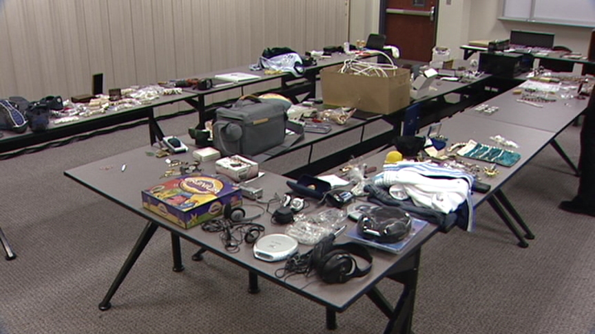 Recovered Items Come from All Over State